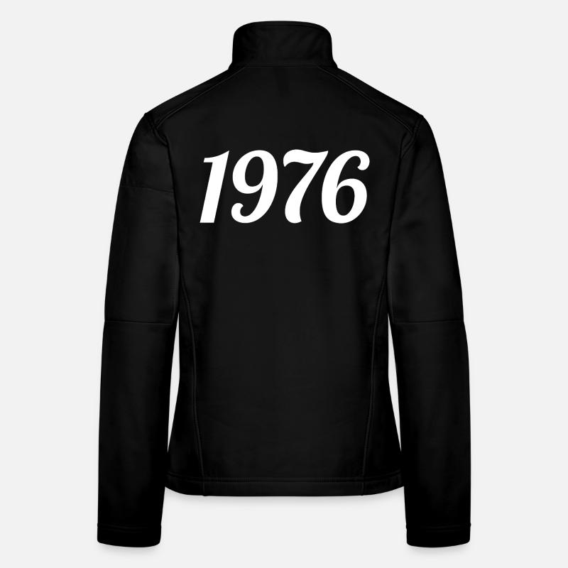 1976 Vintage 1976 Retro Geburtstag 1976 Geschenk Frauen Softshelljacke