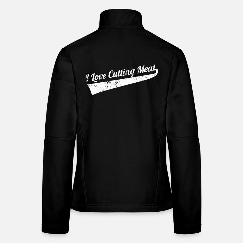 Découpe de viande Veste en tissu softshell Femme