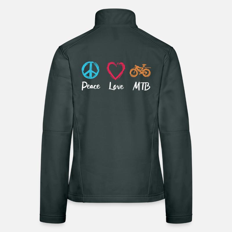 Peace Love MTB Women's Softshell Jacket