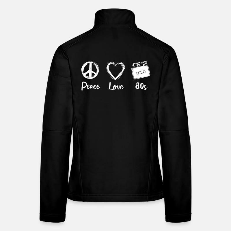 Peace Love 80s Women's Softshell Jacket