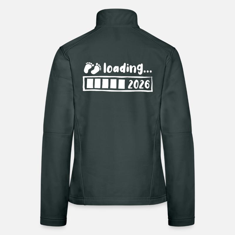 Baby 2026 loading - Pregnancy - Gift Women's Softshell Jacket