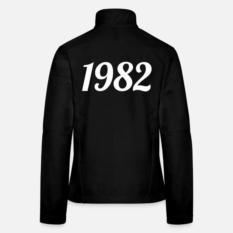 1982 Vintage 1982 Retro Geburtstag 1982 Geschenk Frauen Softshelljacke