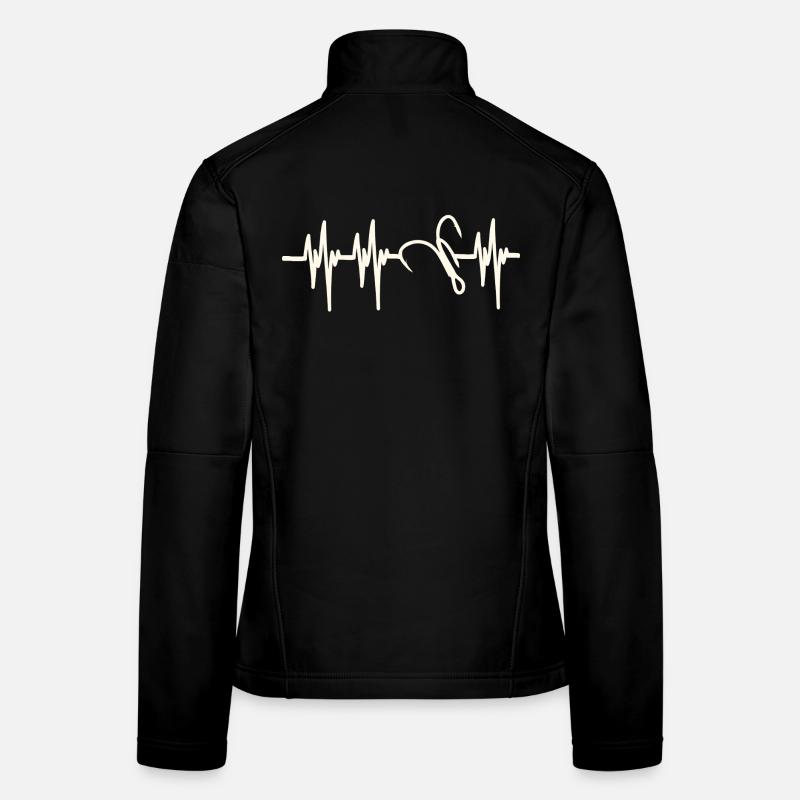 Heartbeat Fish Hook Women's Softshell Jacket