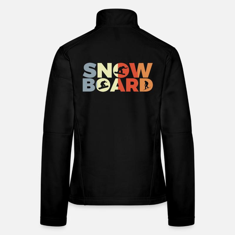 Snowboard Liebhaber Frauen Softshelljacke