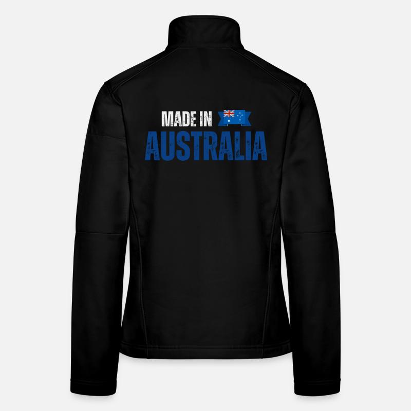 Hergestellt in Australien, australischer Stolz Frauen Softshelljacke