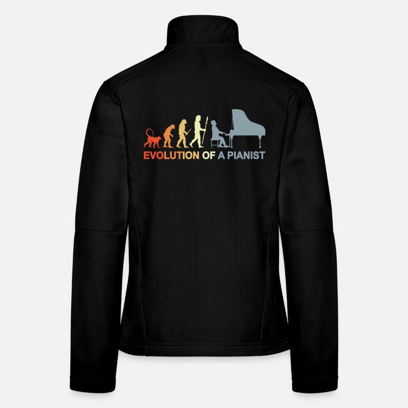 Piano Evolution Women's Softshell Jacket