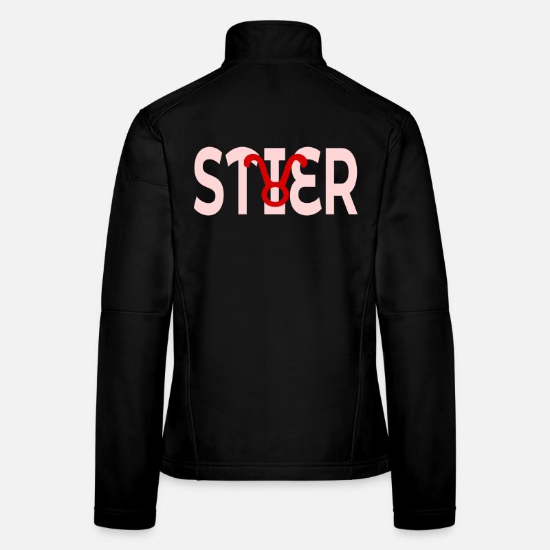 GEBURTSTAG MAI - APRIL STIER Frauen Softshelljacke
