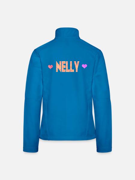Nelly - Veste en tissu softshell Femme - noir