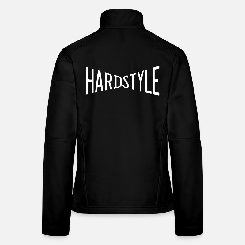 hardstyle musik tanzen disco platte deejay dj fame Frauen Softshelljacke