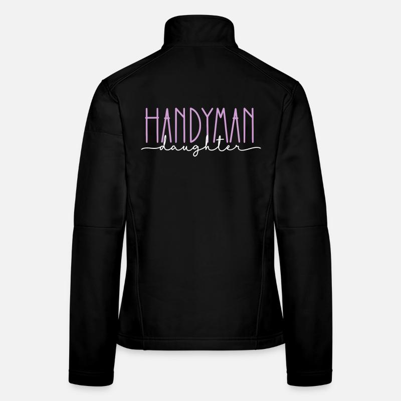 Handwerker stolze Tochter süßes Geschenk Frauen Softshelljacke