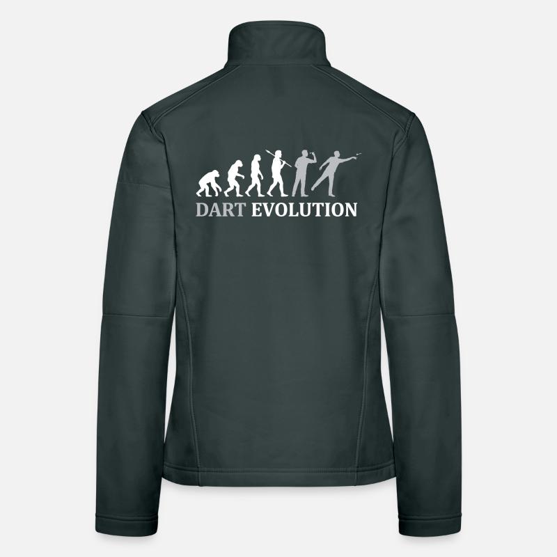 L'évolution des fléchettes – La voie vers le centre de la cible Veste en tissu softshell Femme