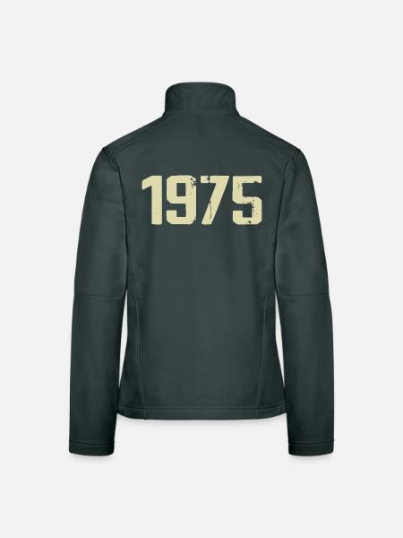 Jubilee 1975 - Women's Softshell Jacket - black - Back
