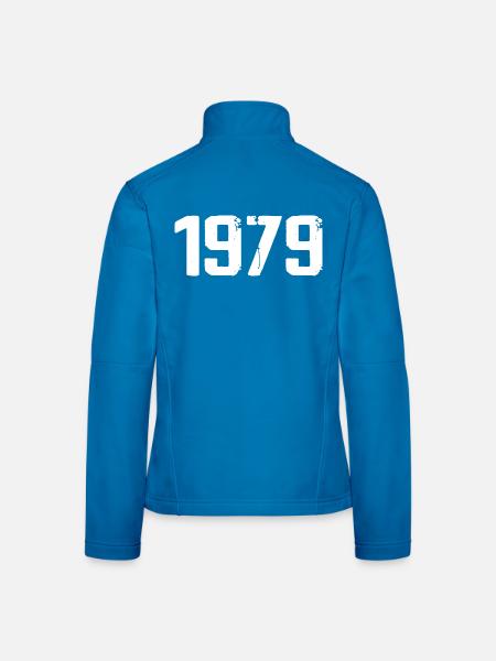 1979 – Großartig seit 1979 - Frauen Softshelljacke - Schwarz - Hinten