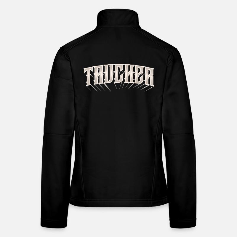 Taucher Tauchen - Frauen Softshelljacke - Schwarz
