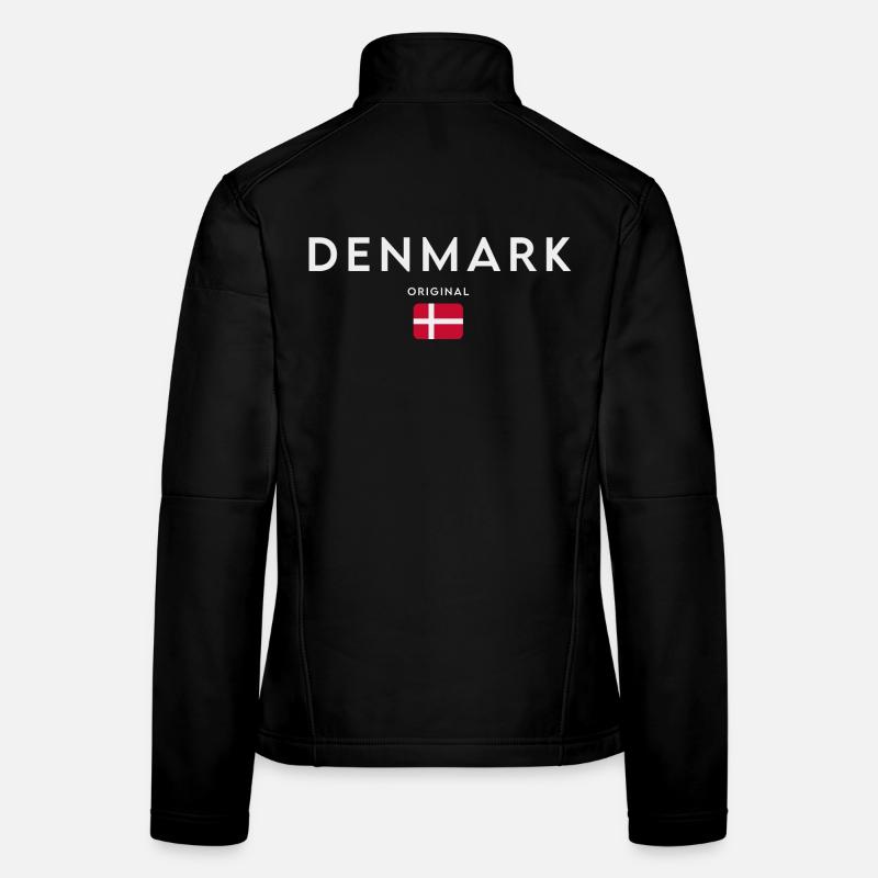 Flagge von Dänemark, dänischer Stolz Frauen Softshelljacke