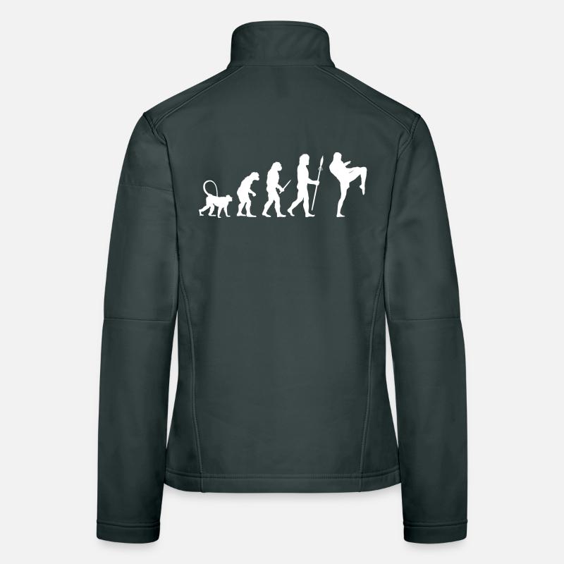 Entwicklung eines Kickboxers Frauen Softshelljacke