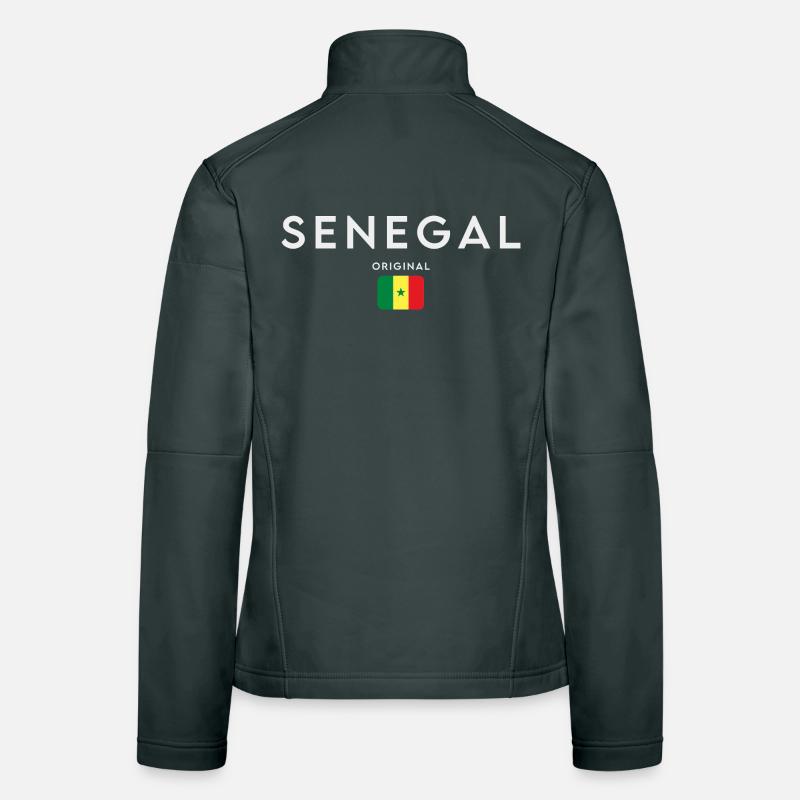 Senegalese flag, Senegalese pride Women's Softshell Jacket
