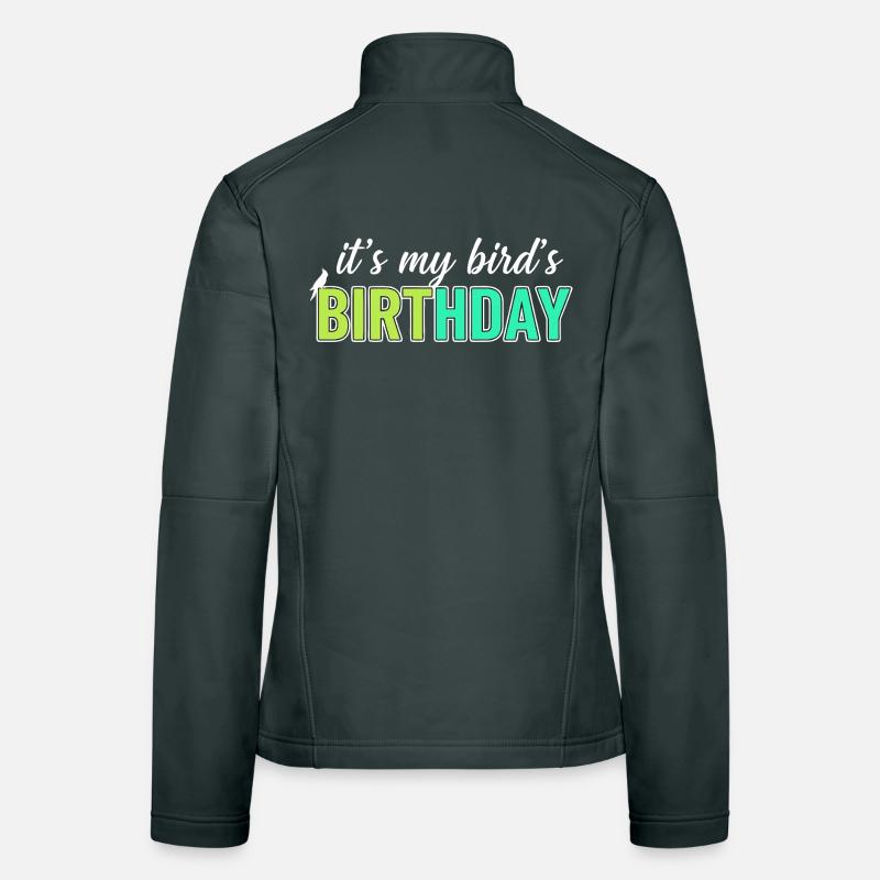C’est l’anniversaire de mon oiseau Veste en tissu softshell Femme
