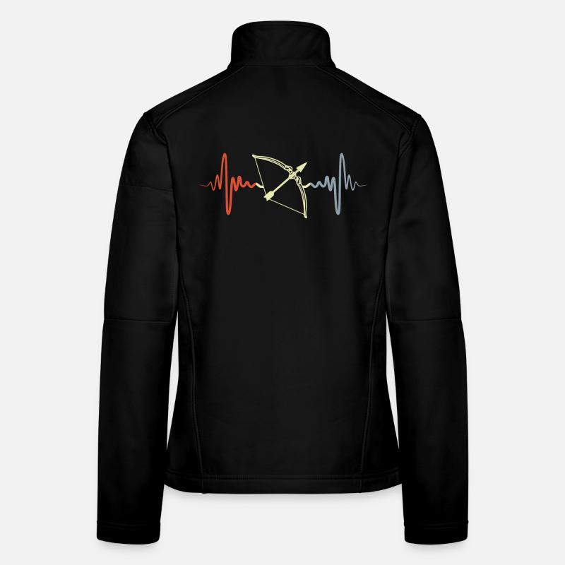 Bogen Herzschlag Frauen Softshelljacke