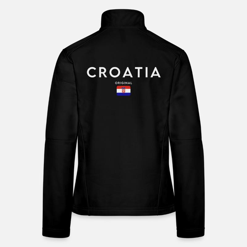 Kroatische Flagge, Kroatischer Stolz Frauen Softshelljacke