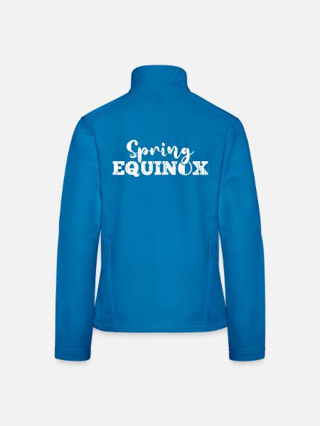 Spring Equinox Happy Easter Ostara March Equinox - Women's Softshell Jacket - black - Back