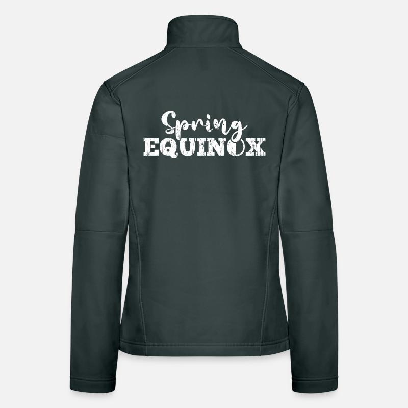Spring Equinox Happy Easter Ostara March Equinox Women's Softshell Jacket