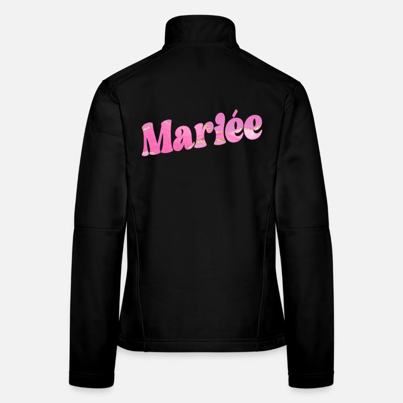 Bride Wedding Women's Softshell Jacket