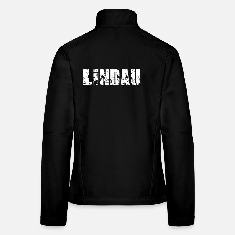 Lindau - Frauen Softshelljacke - Schwarz