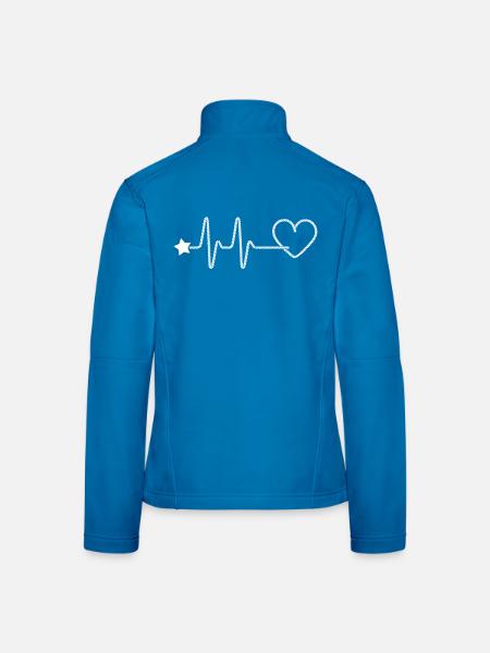 La danse en ligne est mon cardio – la danse country western - Veste en tissu softshell Femme - noir - Dos