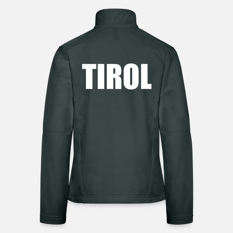 TIROL logo white Women's Softshell Jacket