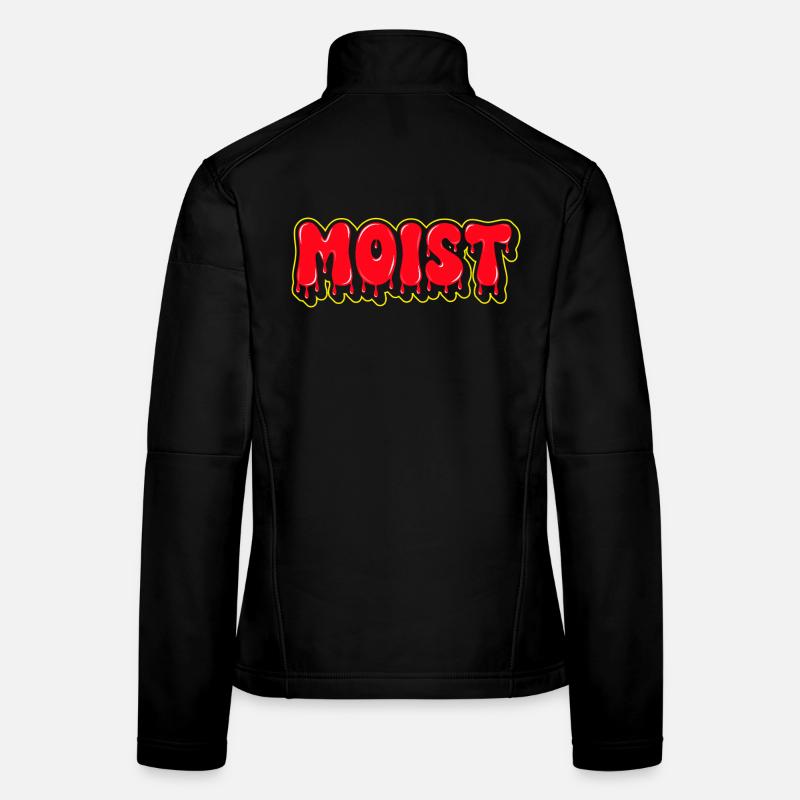 Moist Fat Font Wortzeichen Frauen Softshelljacke
