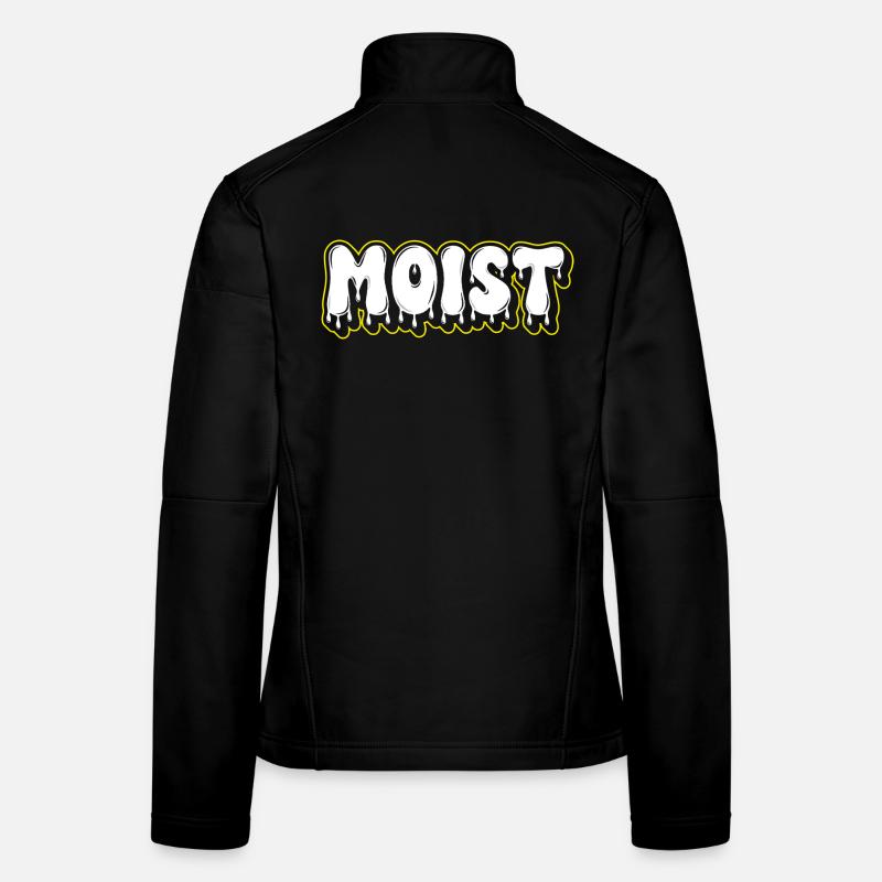 Moist Fat Font Wortzeichen Frauen Softshelljacke