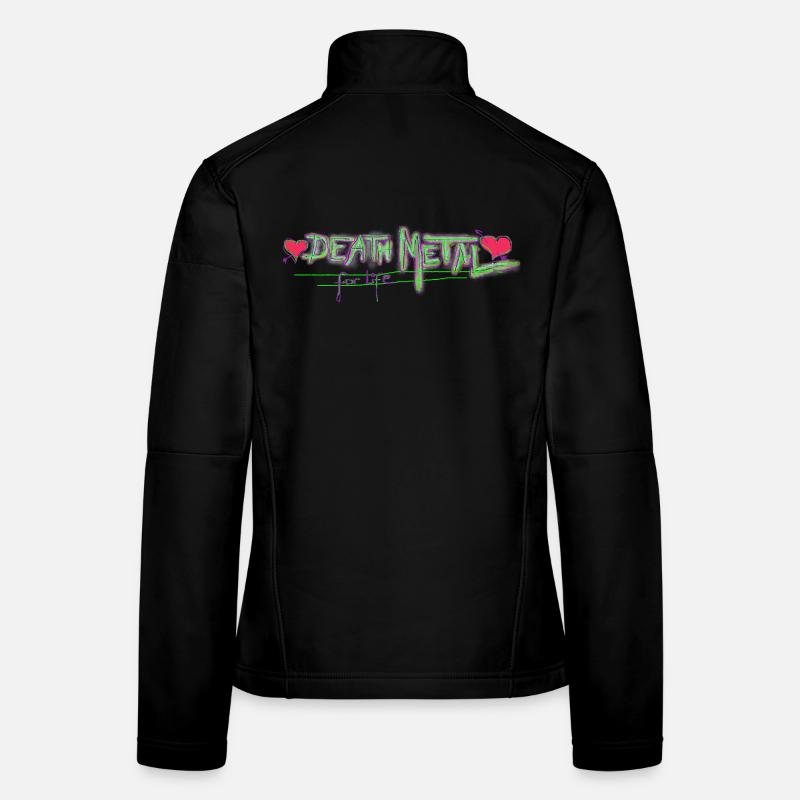 Deathmetal à vie Veste en tissu softshell Femme