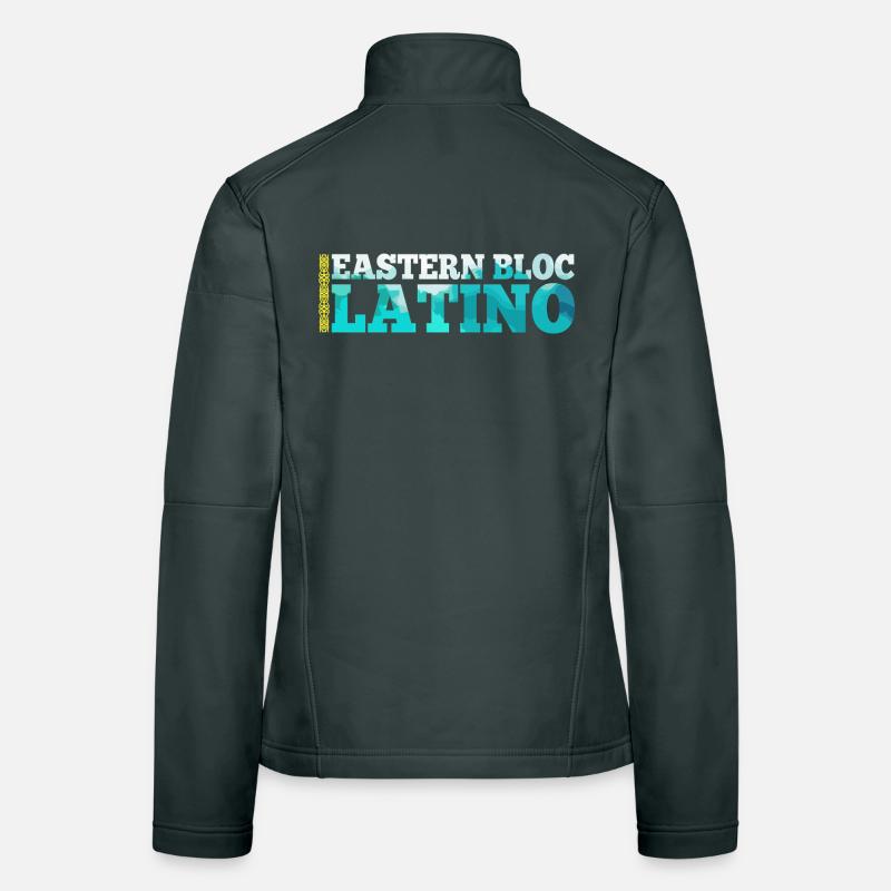 Ostblock Latino Kasache Kasachstan Geschenk Frauen Softshelljacke