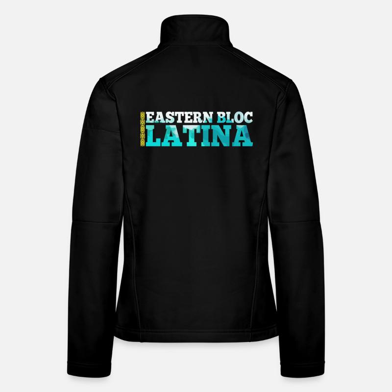Eastern Bloc Latina Kazakhstan Kazakhstan Gift Women's Softshell Jacket