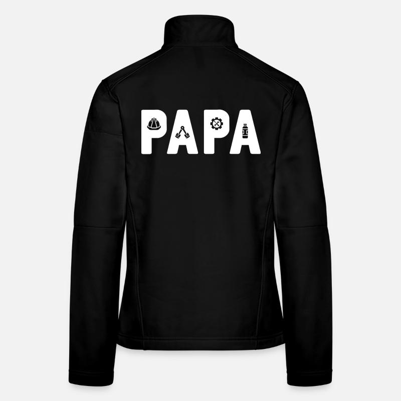 PAPA Engineer: Der mechanische Vater Frauen Softshelljacke