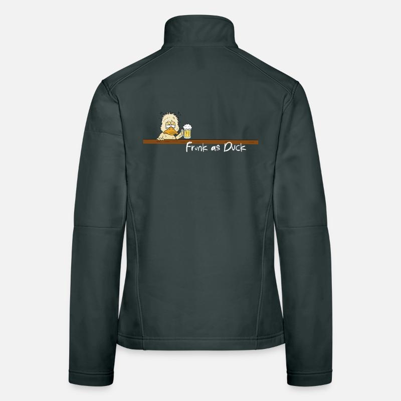 Frunk As Duck Funny Pun Duck Beer Saying Women's Softshell Jacket
