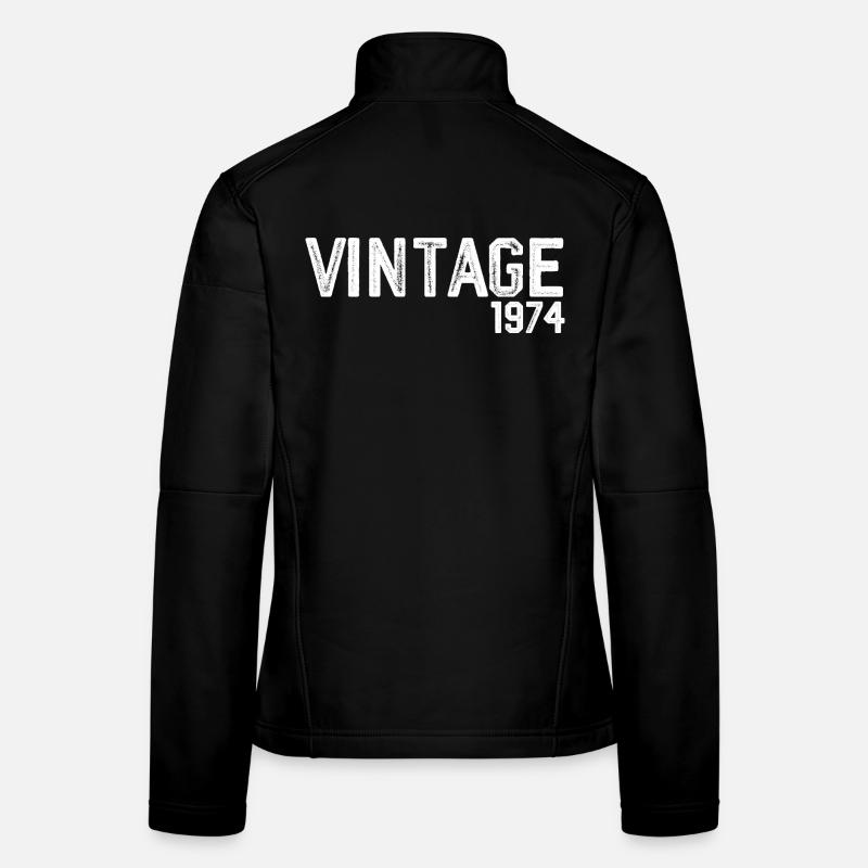 vintage 1974 Veste en tissu softshell Femme