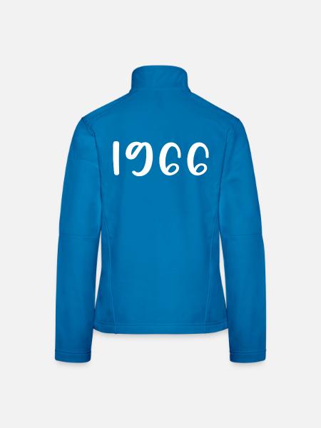 1966 Édition limitée 60e anniversaire 1966 - Veste en tissu softshell Femme - noir - Dos