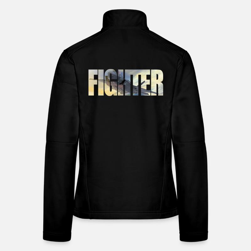 Fighter F-35 Lightning II Frauen Softshelljacke