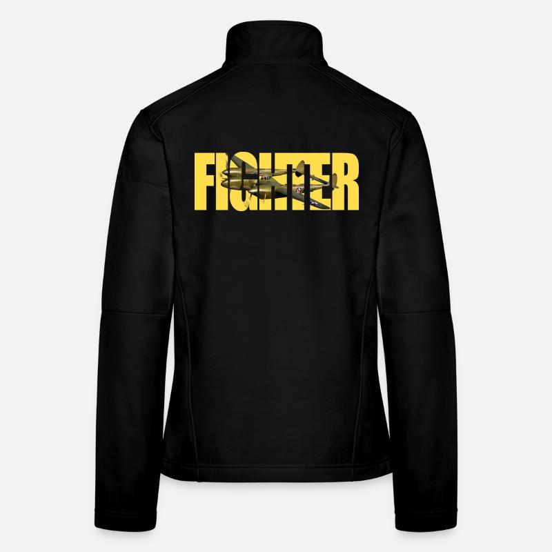 Fighter P-38 Lightning Frauen Softshelljacke
