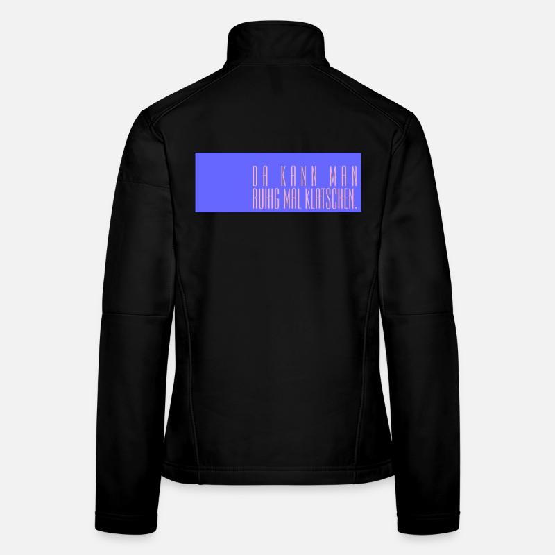 Da kann man ruhig mal klatschen Frauen Softshelljacke