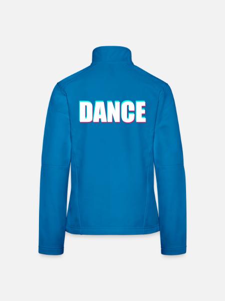 Dance - Frauen Softshelljacke - Schwarz - Hinten