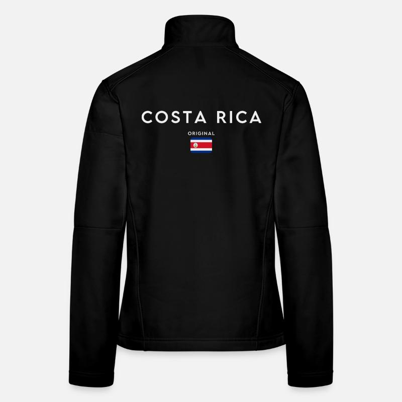 Costa Rican flag, Costa Rican pride Women's Softshell Jacket