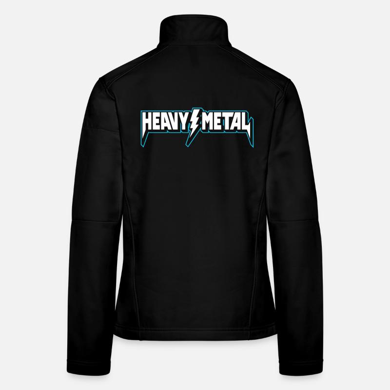 Heavy Metal Lightning Logo Tee Women's Softshell Jacket