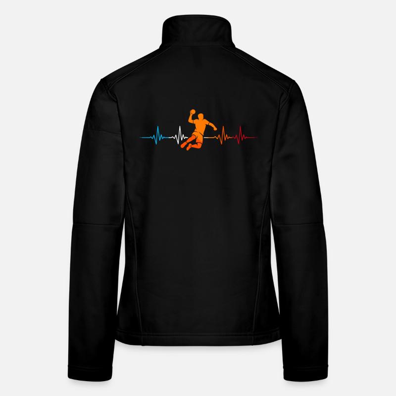 Handball Coach Heartbeat – Gift Idea Women's Softshell Jacket