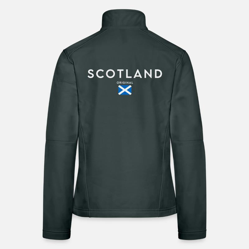 Drapeau de l’Ecosse, fierté écossaise Veste en tissu softshell Femme