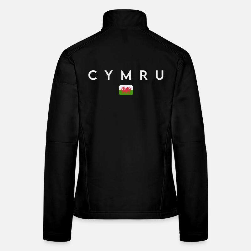 Flagge von Wales, walisischer Stolz Frauen Softshelljacke