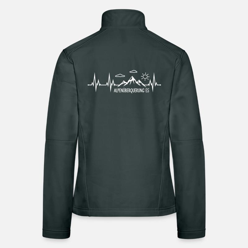 Alpenüberquerung E5 Frauen Softshelljacke
