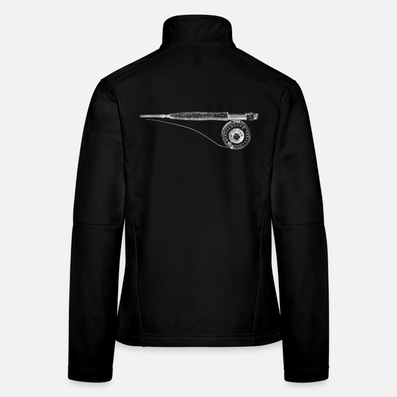 Pêche à la mouche Veste en tissu softshell Femme
